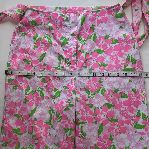 Lilly Pulitzer Vintage Floral Pants with Belt Size 10 – 1960s/1970s - Picture 11 of 11